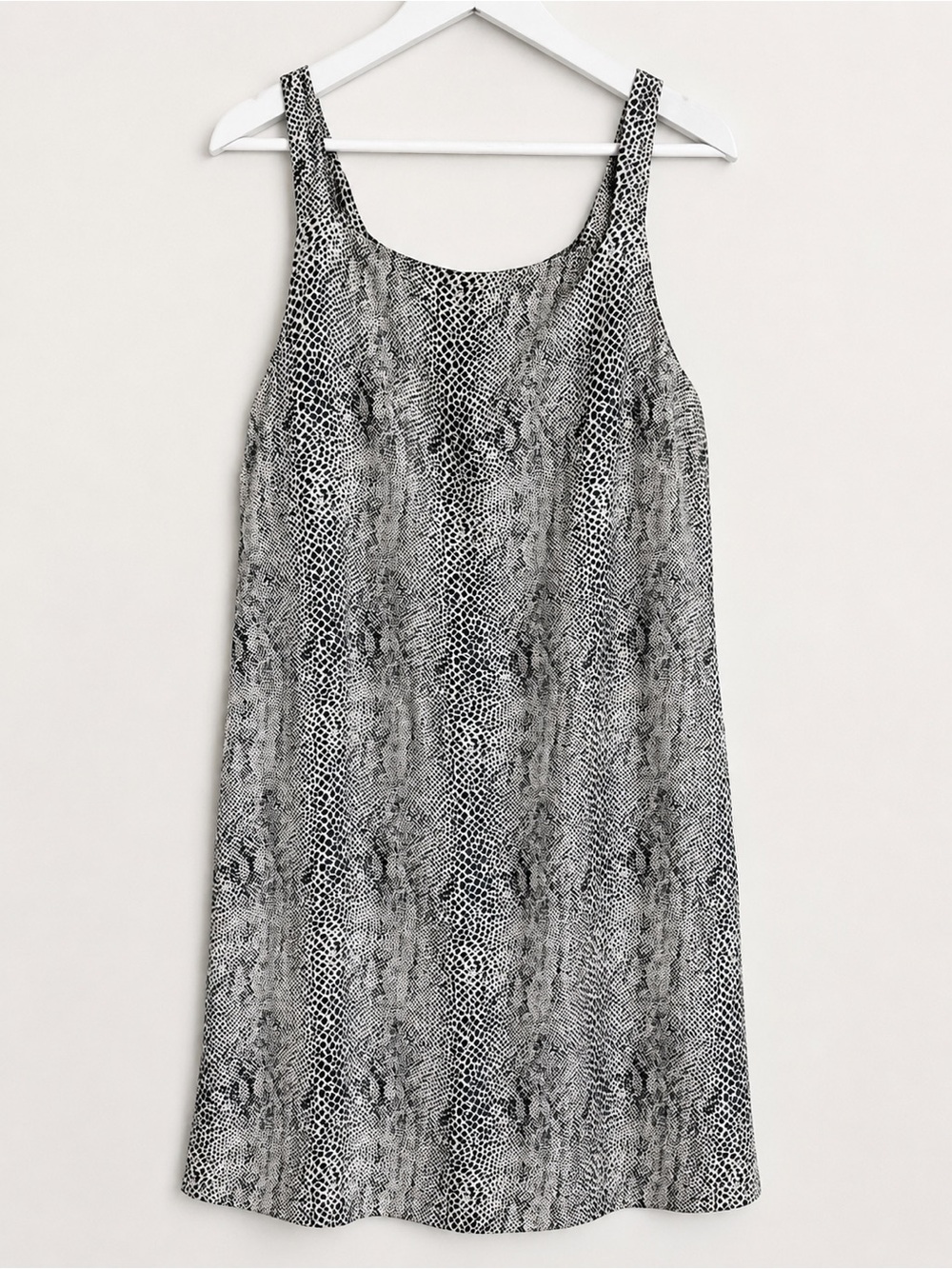 Vintage Robbie Bee Silk Snakeskin Print Dress